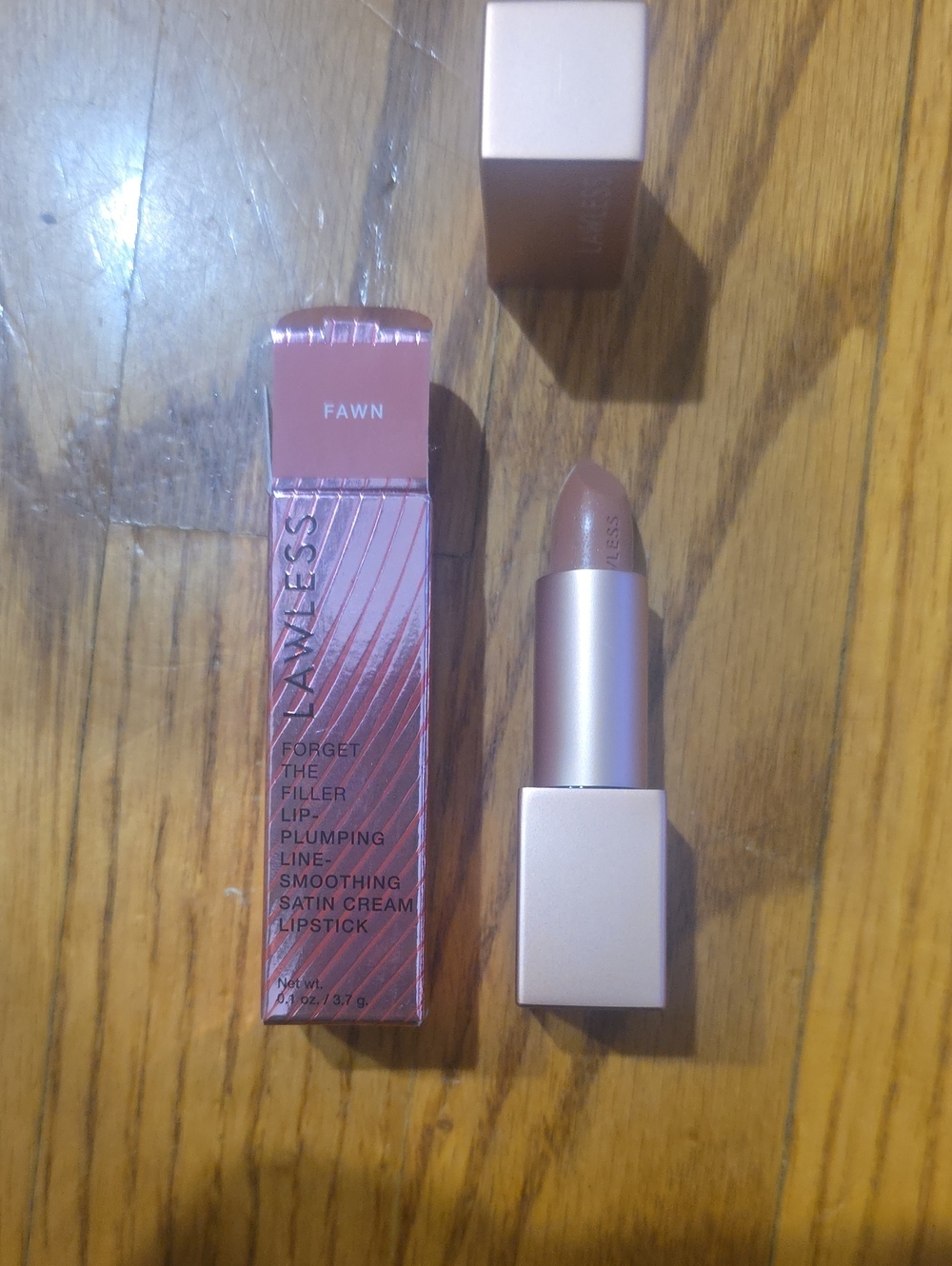 LAWLESS Satin Cream Lipstick - Fawn Nude Pink